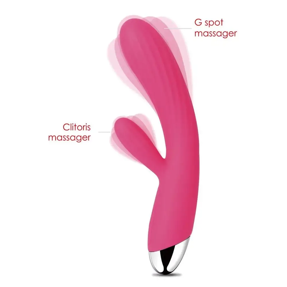 Svakom Silicone Pink Extra-powerful Rechargeable Rabbit Vibrator