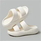 Sweet Women's Fashion Thick EVA Slippers Summer Men Indoor Waterproof Soft Slides Adults Outdoor Candy Color Non-slip Flip Flops