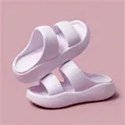Sweet Women's Fashion Thick EVA Slippers Summer Men Indoor Waterproof Soft Slides Adults Outdoor Candy Color Non-slip Flip Flops