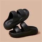 Sweet Women's Fashion Thick EVA Slippers Summer Men Indoor Waterproof Soft Slides Adults Outdoor Candy Color Non-slip Flip Flops