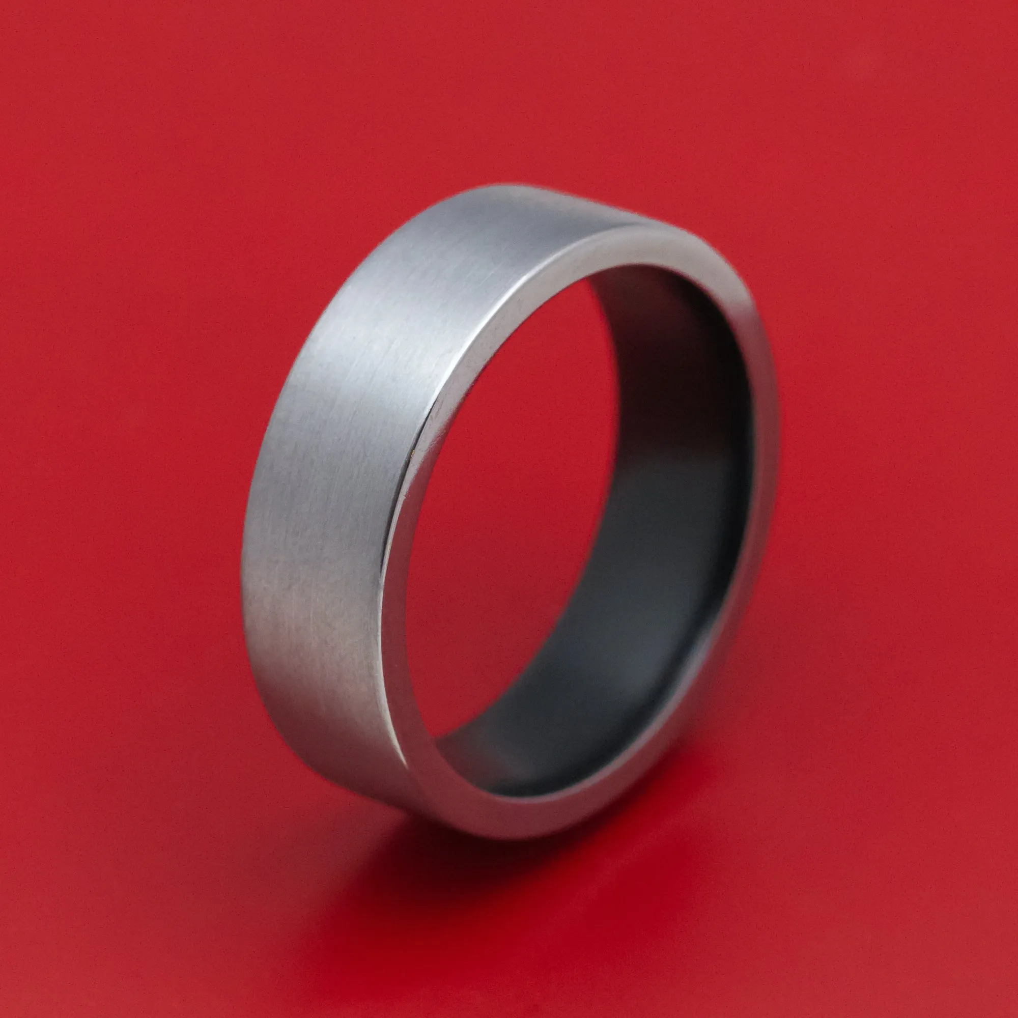 Tantalum Ring with Cerakote Sleeve