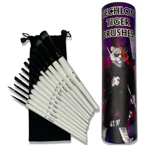Techlon Tiger Dry Brush Set