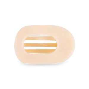 Teleties Large Flat Hair Clip, Almond Beige