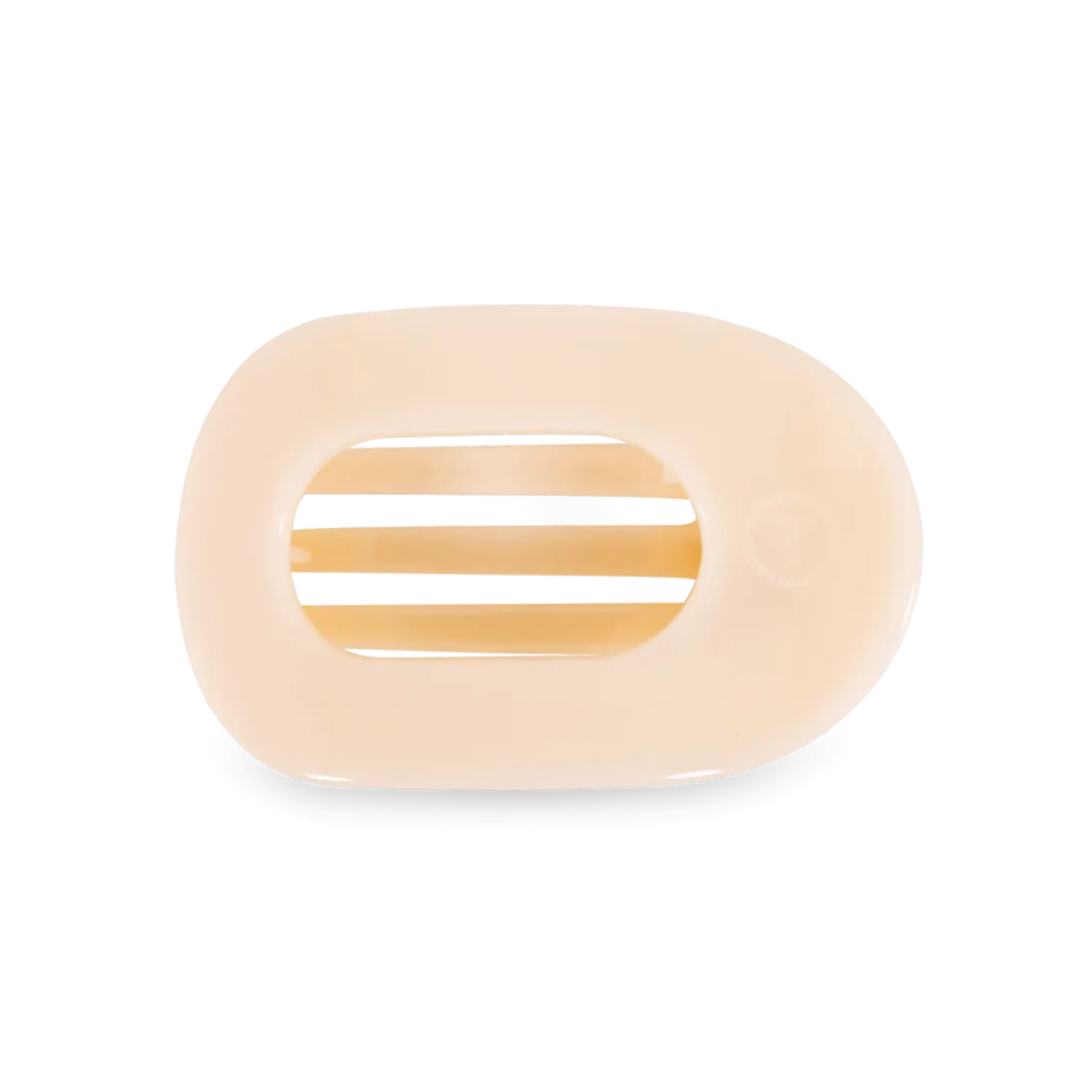 Teleties Large Flat Hair Clip, Almond Beige