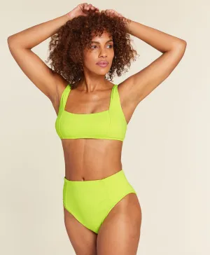The Archive Havana Bikini Top - Flat - Neon - Lemon
