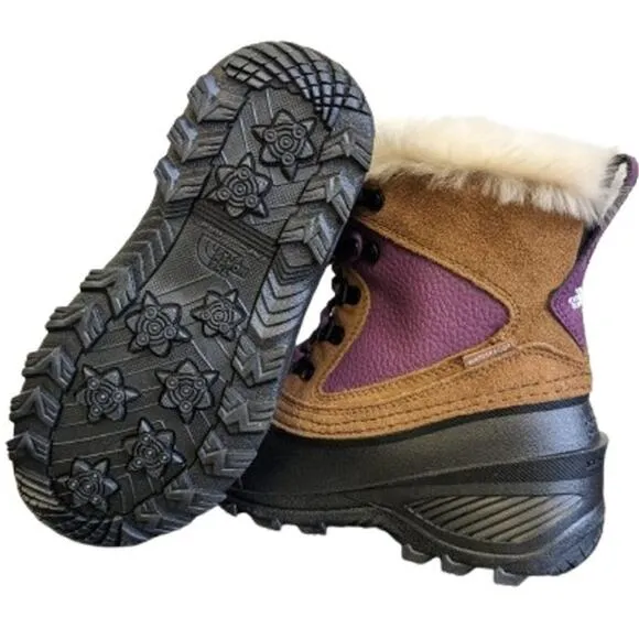 THE NORTH FACE Teen Shellista Extreme Insulated Boot-Pinecone Brown-4-NNTNB-S240