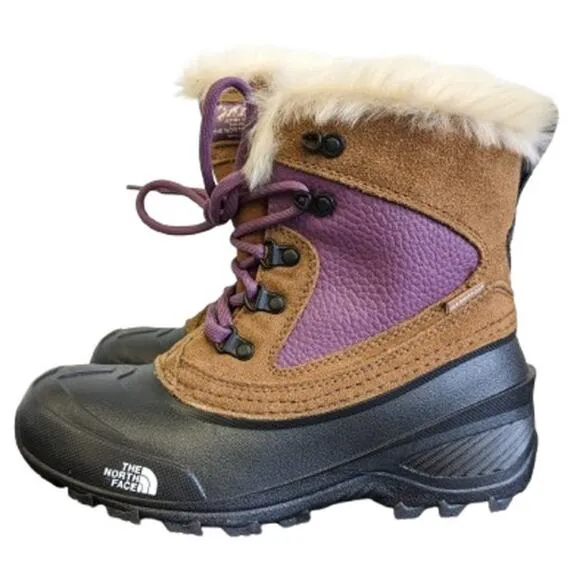 THE NORTH FACE Teen Shellista Extreme Insulated Boot-Pinecone Brown-4-NNTNB-S240