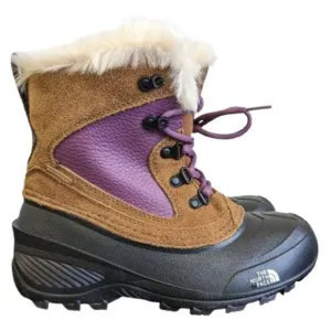 THE NORTH FACE Teen Shellista Extreme Insulated Boot-Pinecone Brown-4-NNTNB-S240