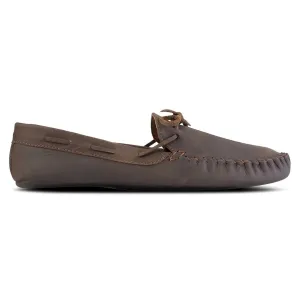 The Women's Moccasin in Mahogany ~ Wide