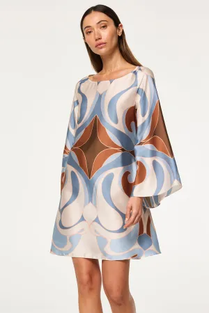 Twiggy Dress in the Swans All Over by Misa