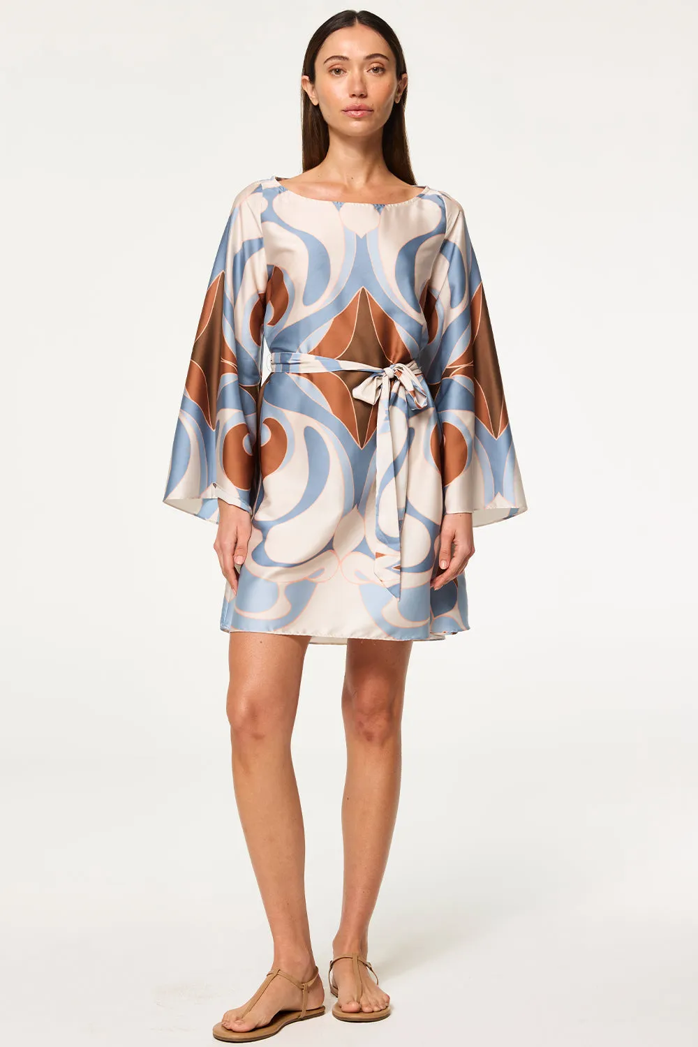 Twiggy Dress in the Swans All Over by Misa