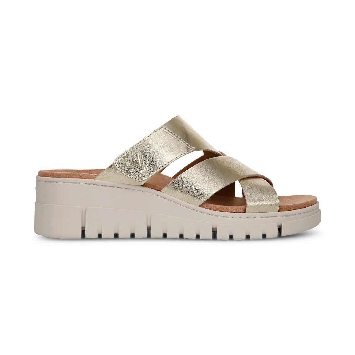 Uptown Sunset Wedge Sandal Metallic