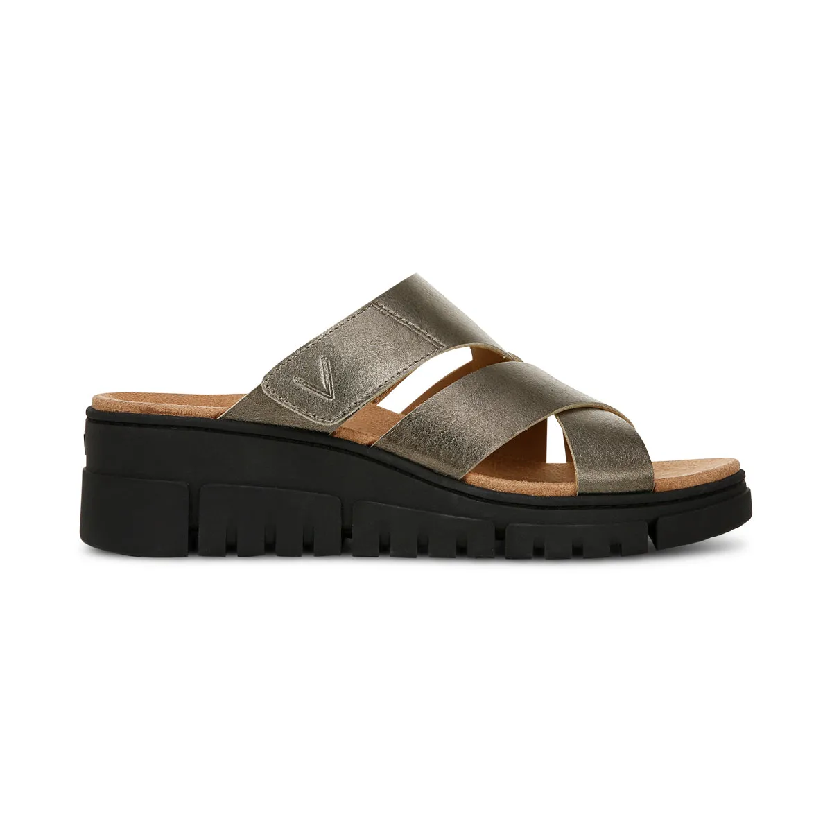 Uptown Sunset Wedge Sandal Metallic