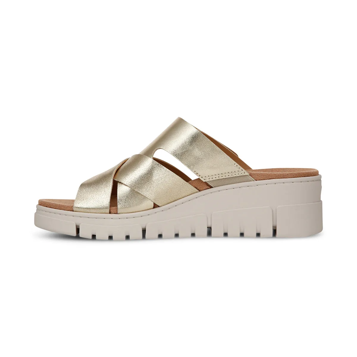 Uptown Sunset Wedge Sandal Metallic