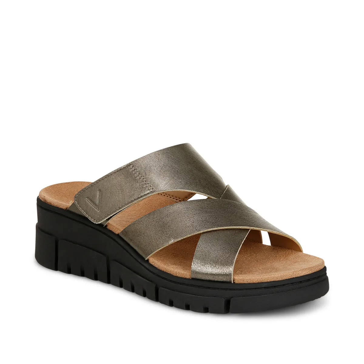 Uptown Sunset Wedge Sandal Metallic