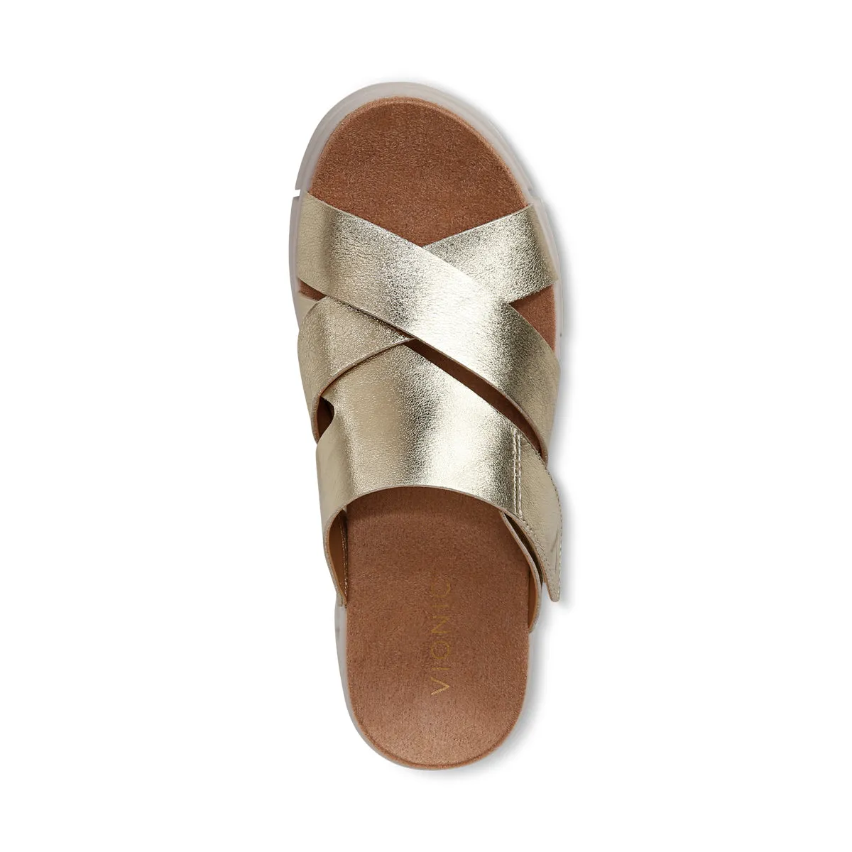 Uptown Sunset Wedge Sandal Metallic