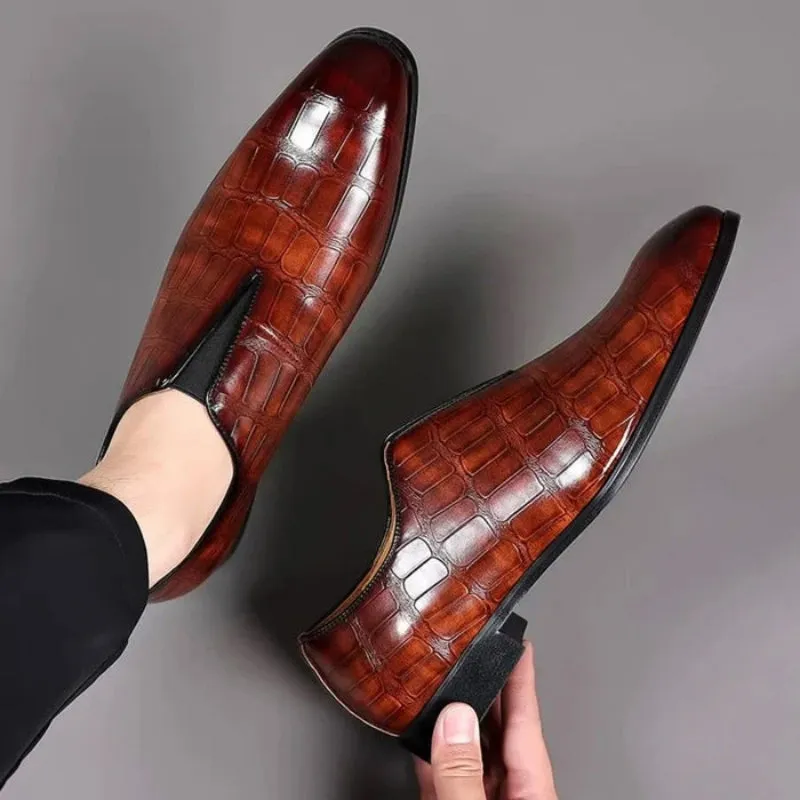 Vermillion Prestige Leather Loafers