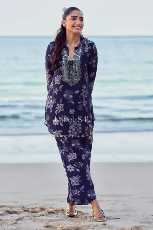 Violet Charm-Co-ord Set