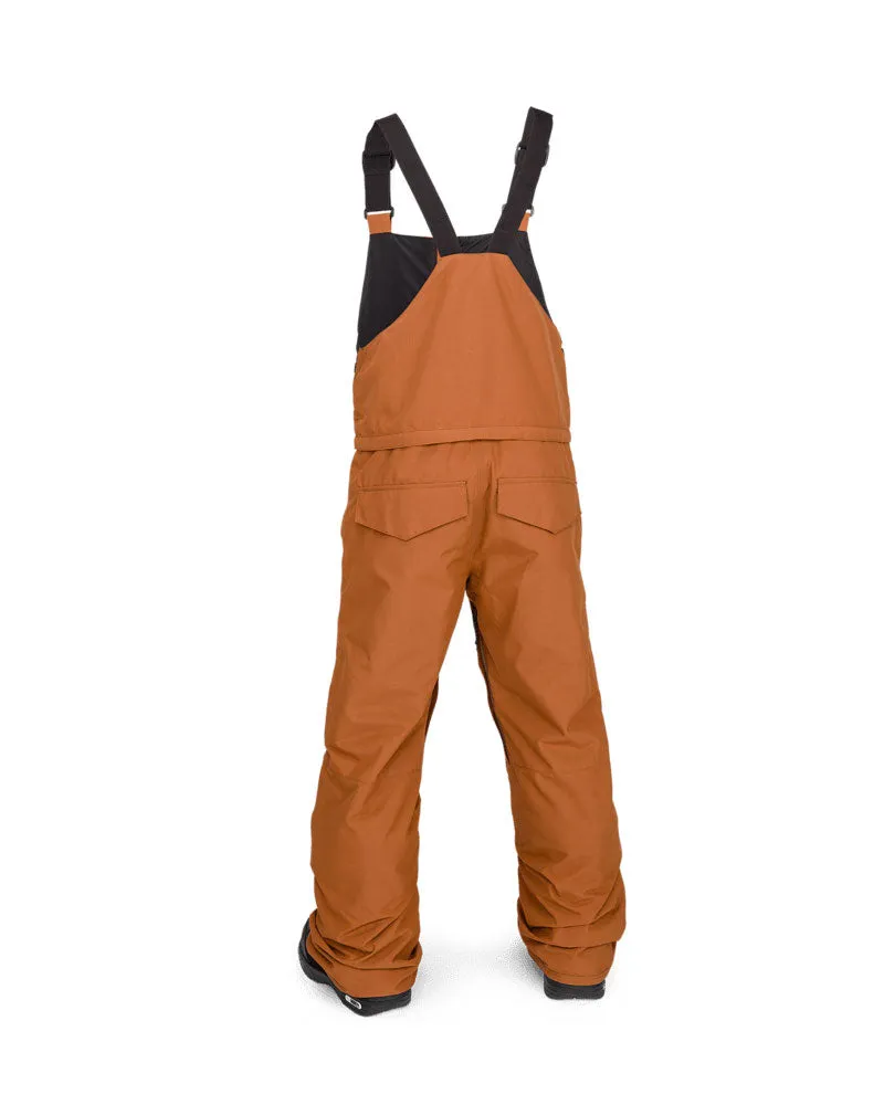 Volcom Kids' Barkley Ins Bib Overall Caramel Smp 2025