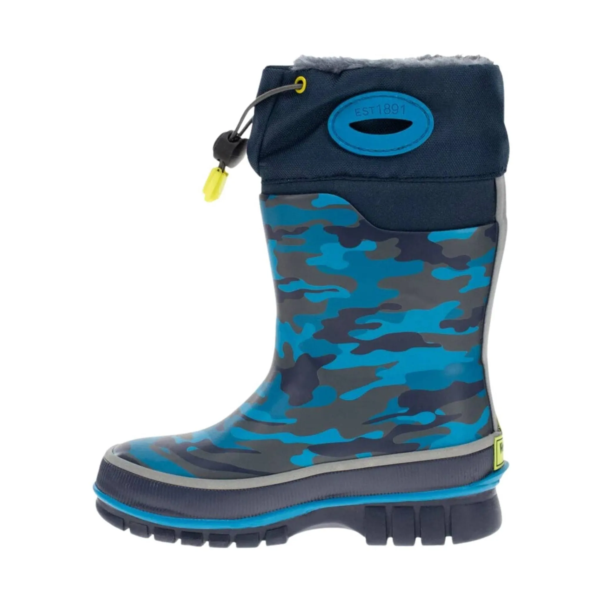 Western Chief Kids' Camo Frost Neoprene Cold Weather Winter Boots - Camo/Navy FINAL SALE