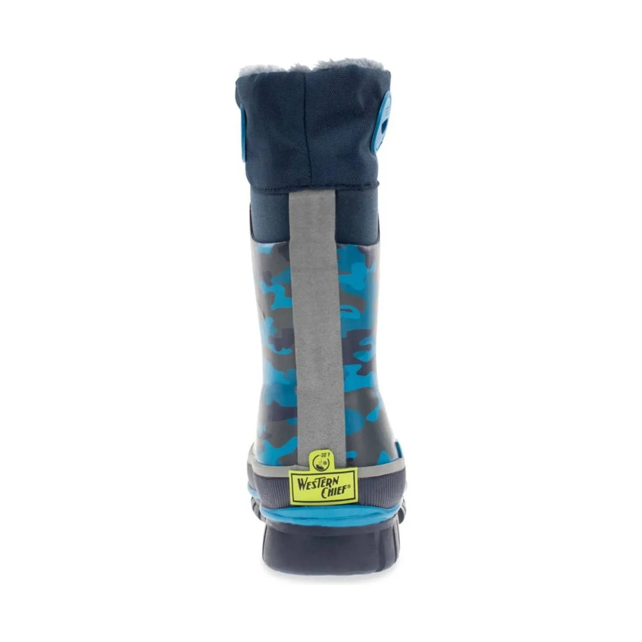 Western Chief Kids' Camo Frost Neoprene Cold Weather Winter Boots - Camo/Navy FINAL SALE