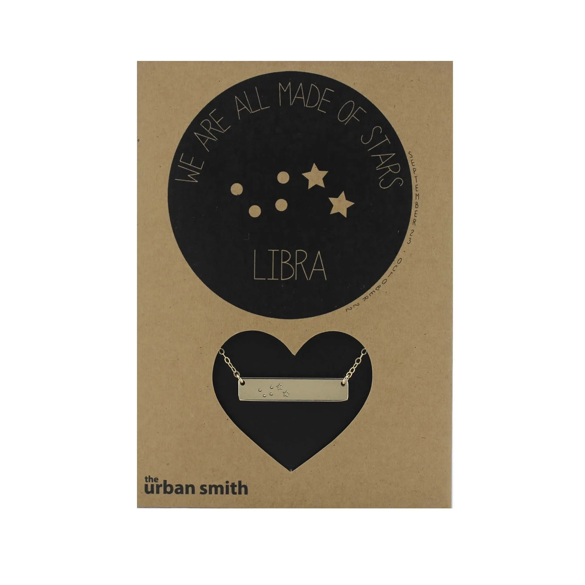 WHOLESALE - WE ARE ALL MADE OF STARS CONSTELLATION NECKLACE - LIBRA