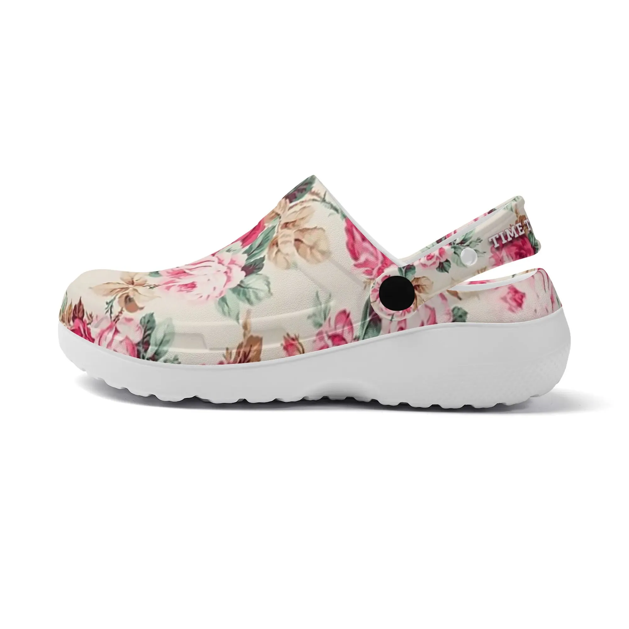 Womens All Season Clogs: Floral