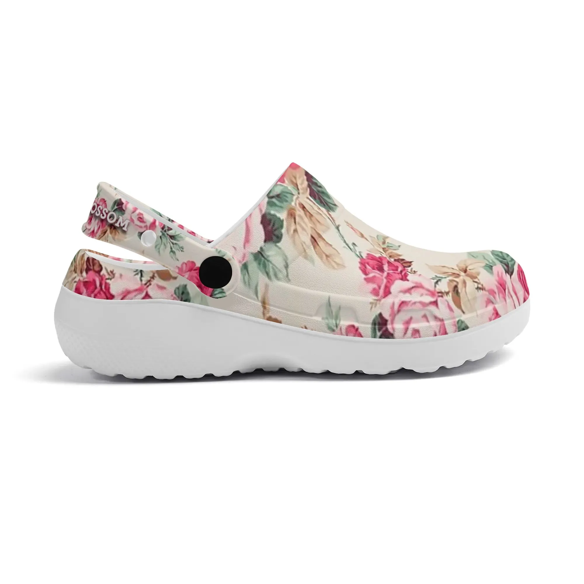 Womens All Season Clogs: Floral