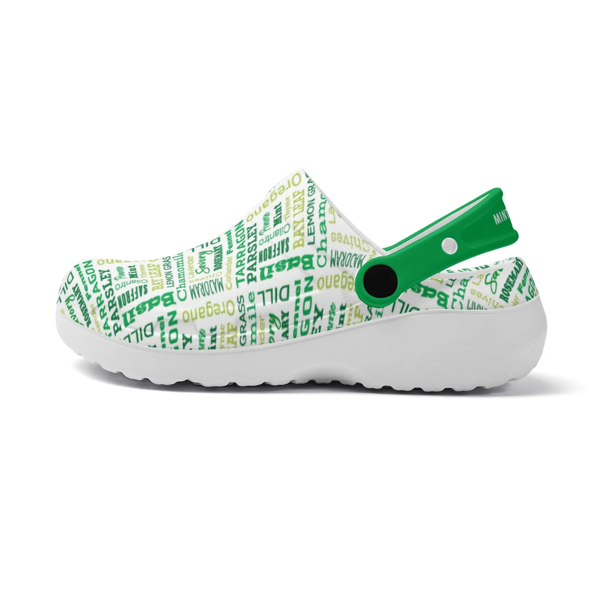 Womens All Season Clogs: Herbs