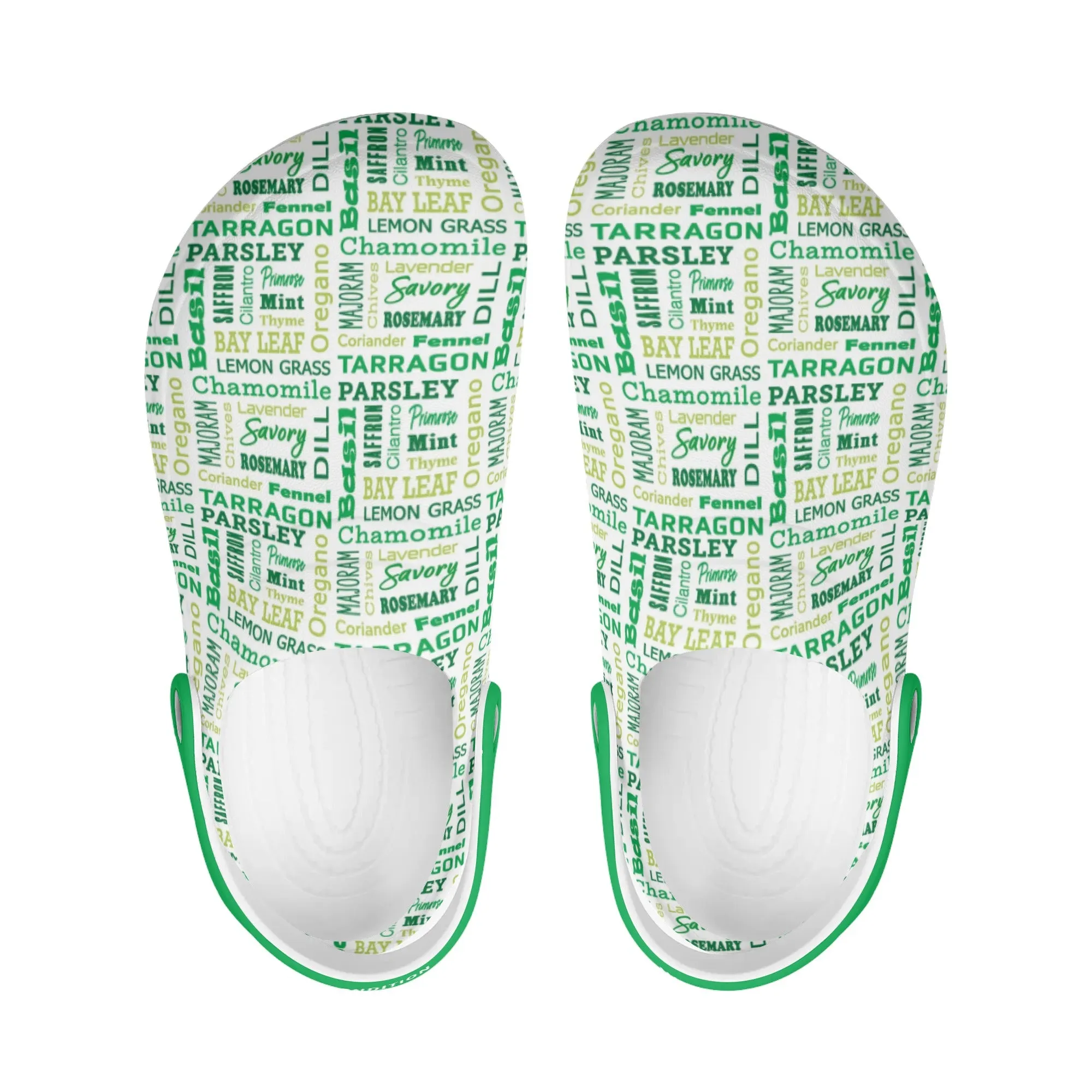 Womens All Season Clogs: Herbs