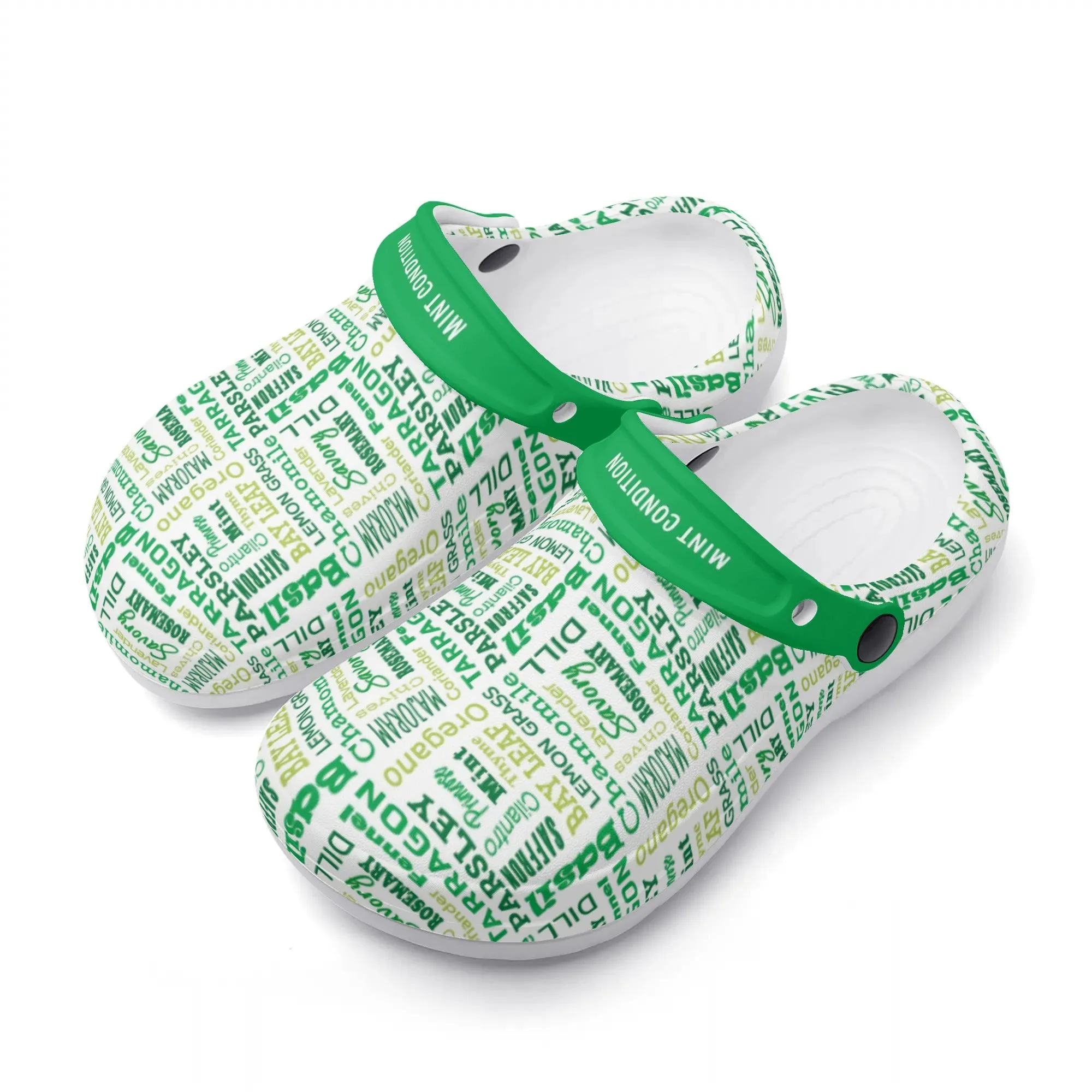 Womens All Season Clogs: Herbs