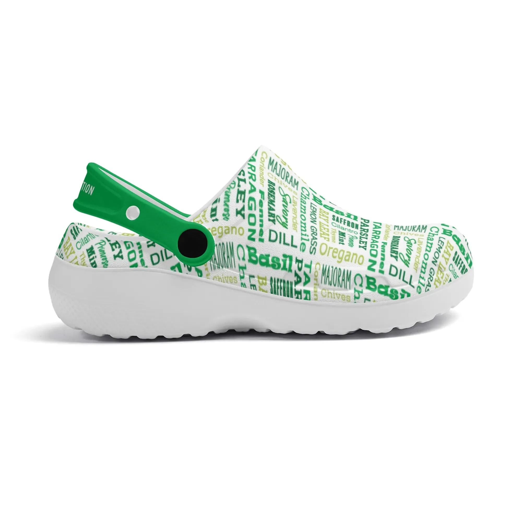 Womens All Season Clogs: Herbs