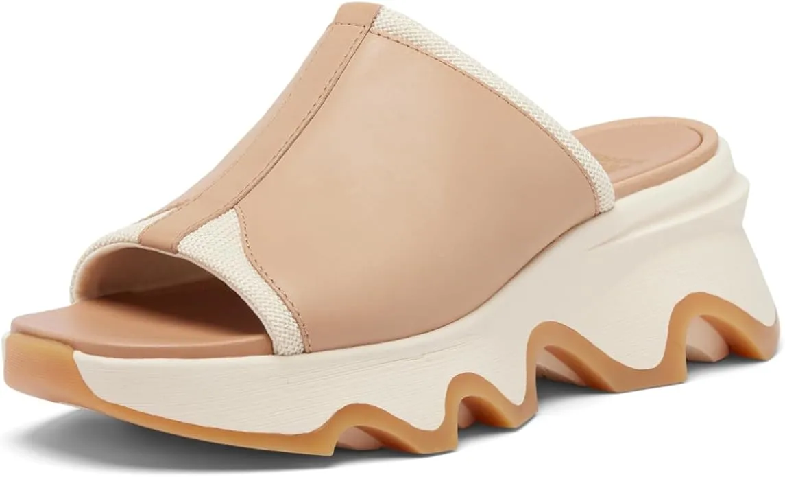 Women's Sorel Impact Slide High Sandal - Honest Beige/Honey White