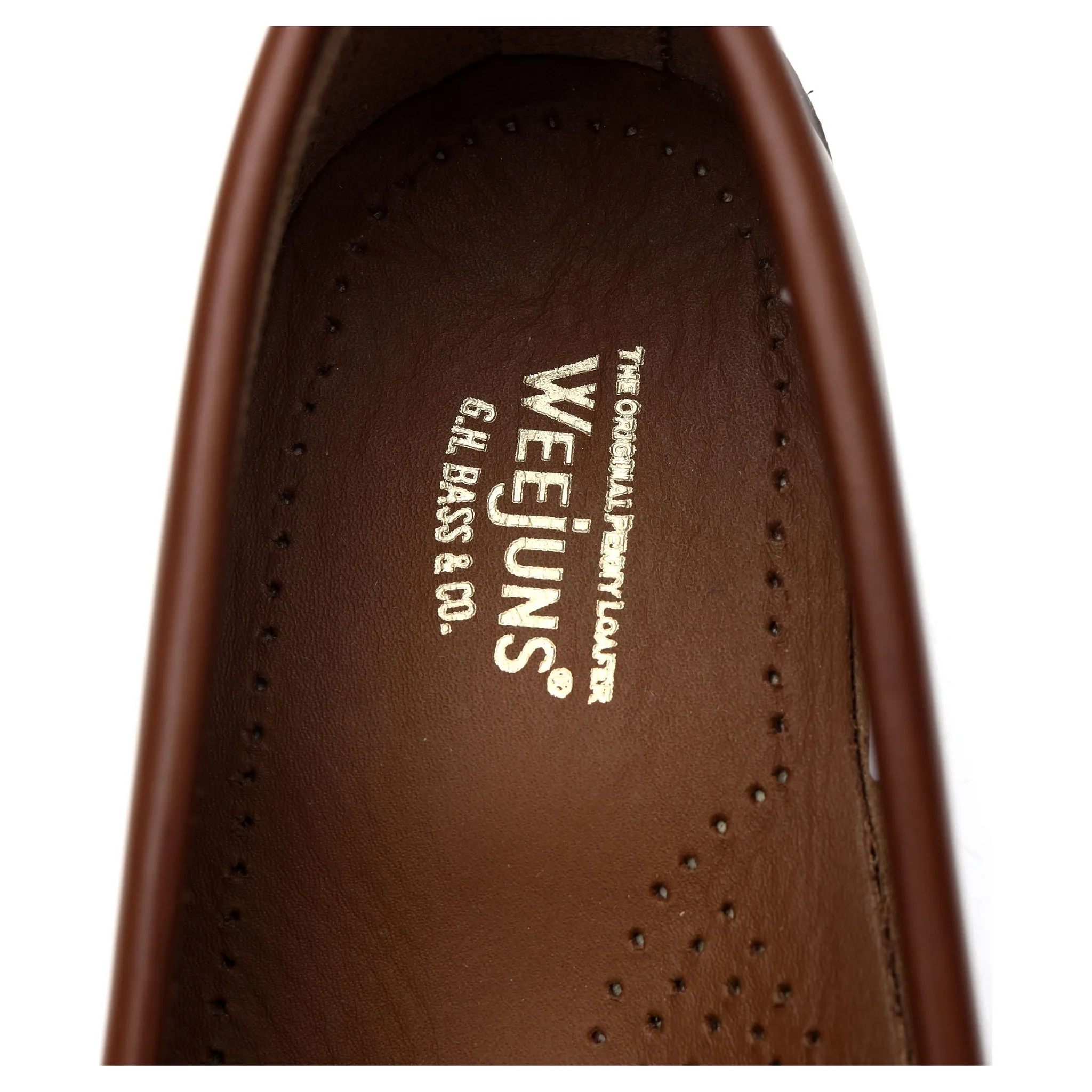 Women's Weejuns Brown Leather Loafers UK 3.5